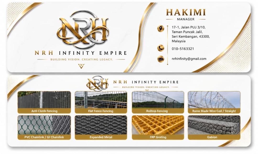 NRH Infinity Empire product range